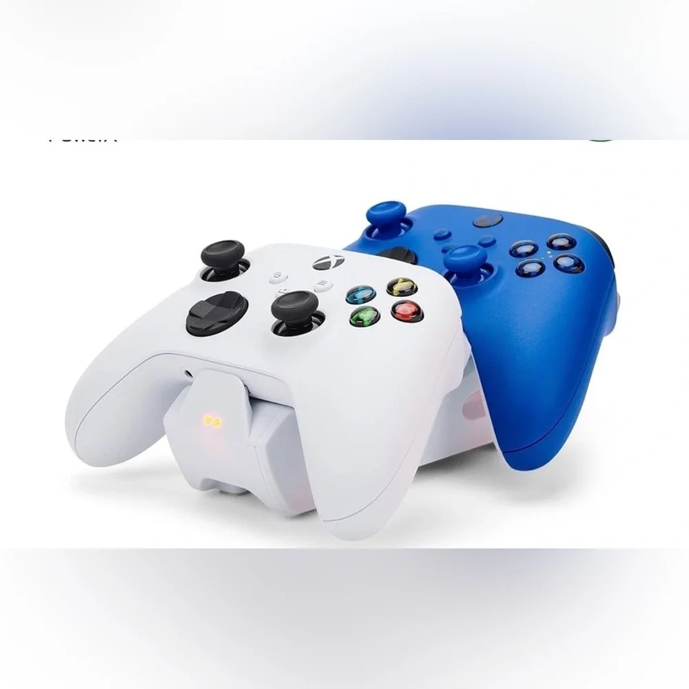 PowerA Duo Charging Station for Xbox White, Wireless Controller Charging